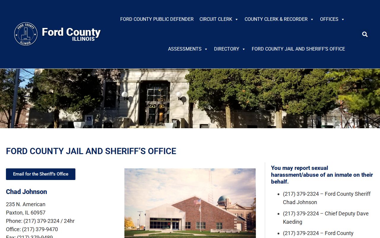 Ford County arrest lookup sheriff and jail source