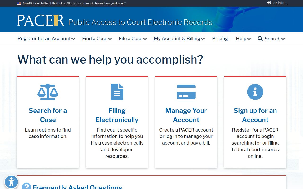 Ford County criminal court cases federal PACER