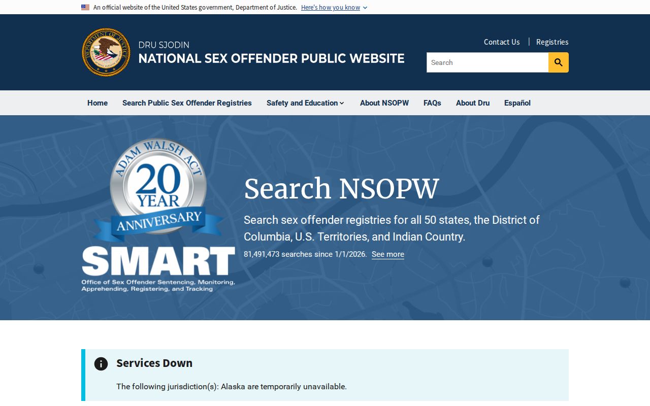 National registry search supplement for Ford County sex offender checks
