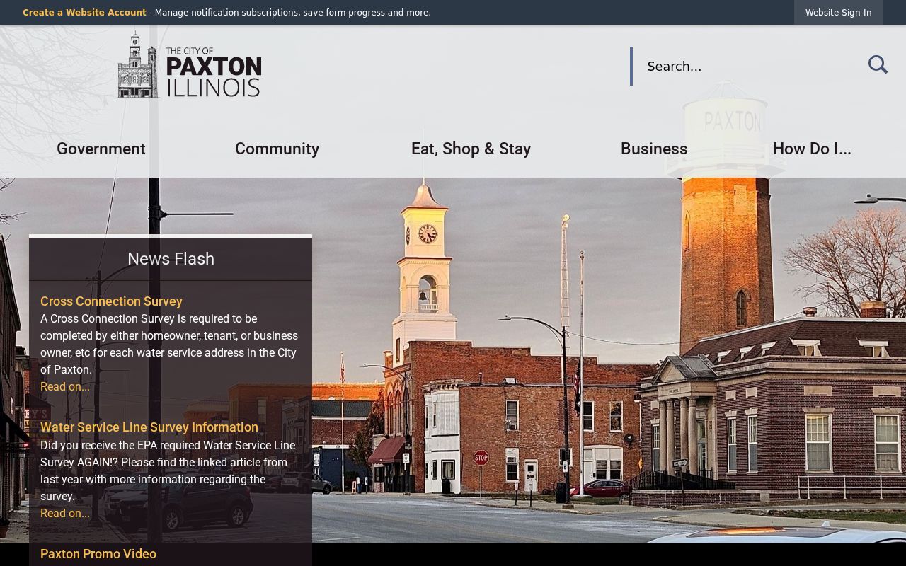Paxton official site for Ford County criminal records routes